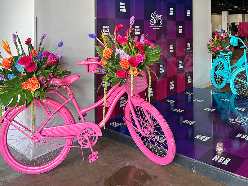 Corporate Event - Branded Activation and Photo Op - Event Florals - Sistersong